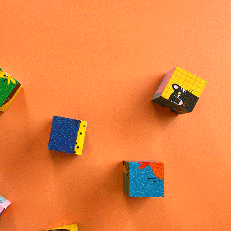 Puzzle en bois 6 cubes Les Toupitis