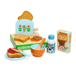 Petit dejeuner en bois
