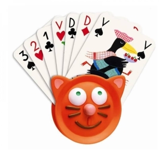 Porte cartes chat