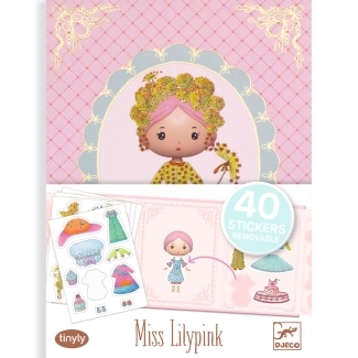 Stickers repositionnables Tinyly miss Lilypink