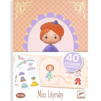 Stickers repositionnables Tinyly miss Lilyruby