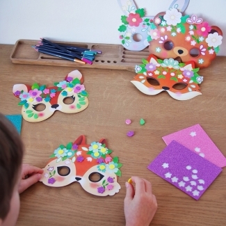 Coffret DIY Masques Animaux de la forêt