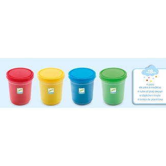 Pâte à modeler 4 pots