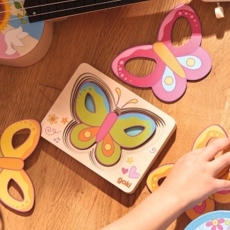 Puzzle à étages Papillon