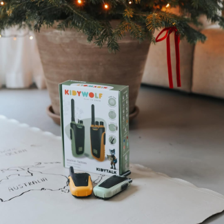 Talkie-walkie vert orange