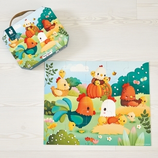 Puzzle la basse-cour 20 pcs