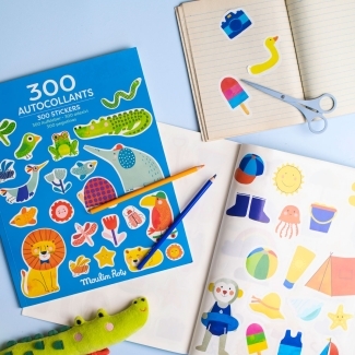 Cahier de 300 stickers Les Toupitis