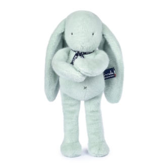 Peluche Lapin Meleo vert sauge 37 cm