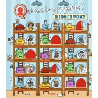 Livre enquète Qui est le coupable ? En colonie de vacances