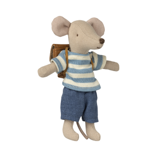 Grand frère souris Tricycle Brun