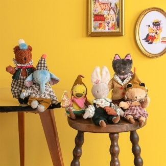 Petite peluche Rita la cane Les Minouchkas