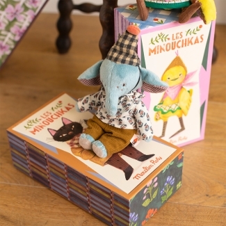 Petite peluche Pablo l'éléphant Les Minouchkas
