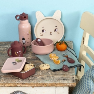 Set vaisselle silicone Après la pluie