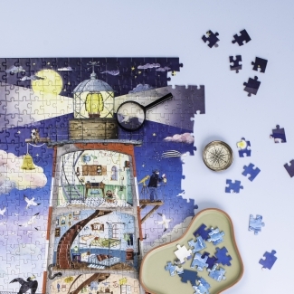 Puzzle phare 500 pièces Le Jardin