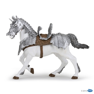Figurine Cheval en armure
