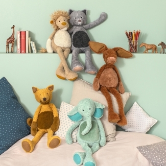 Peluche Grand lion Les Baba Bou