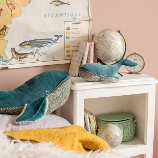 Peluche Petite baleine à bosse Tout autour du monde