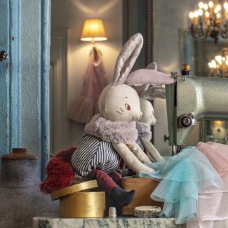 Peluche Grand lapin Plume Après la pluie