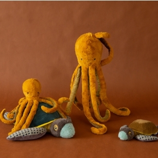 Peluche Grand poulpe Tout autour du monde