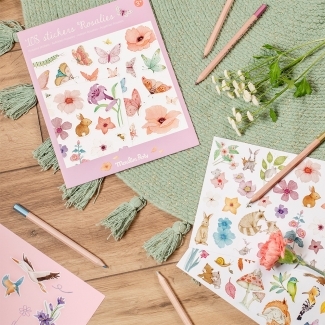 Pochette 108 stickers Les Rosalies
