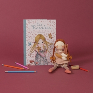 Cahier de coloriage Les Rosalies