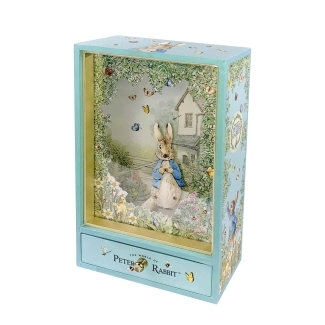 Boite à musique traditionnelle Pierre lapin