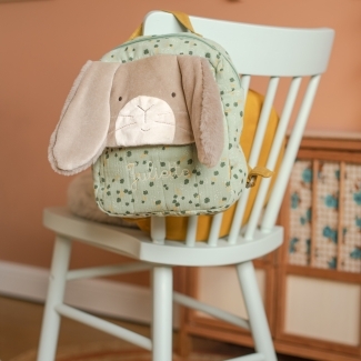 Sac à dos personnalisé Lapin sauge Trois Petits Lapins