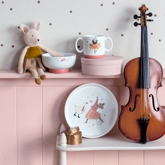 Set de vaisselle en porcelaine La petite école de danse