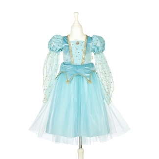 Robe fée bleu Victoria 5-7 ans