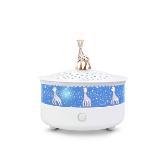 Veilleuse projecteur d'étoiles Sophie la girafe 14 cm