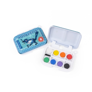 Mini palette aquarelle bleu Les Petites Merveilles