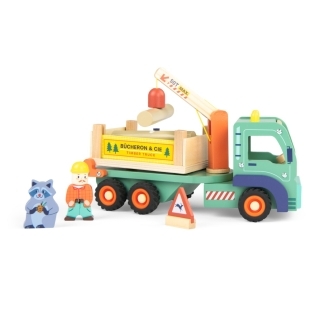 Camion forestier en bois Avenue du Moulin