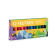 12 gros feutres pointes coniques Les Toupitis