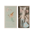 Souris fée des dents petit frère dans sa boite assortie