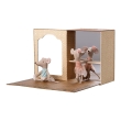 Studio de danse souris avec petite soeur et petit frère