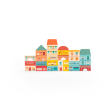 Blocs de construction village 34 pcs Avenue du Moulin