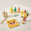 Box montessori 4 jouets en bois 36 mois