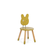 Chaise ocre Trois petits lapins