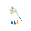 Cheval Bton en bois Licorne