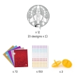 Coffret DIY Toupies et disques  mtalliser