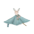 Doudou personnalis attachettine Lapin bleu La petite cole de danse