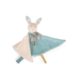 Doudou personnalis attachettine Lapin bleu La petite cole de danse