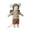 Grand frre souris de randonne  rayures