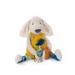 Grande peluche dactivits Chien Pilou Puce  Pilou