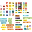 Magnets calendrier en bois