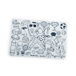 Mini set en silicone  colorier  4 crayons Les Loufoques