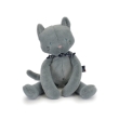Peluche Chat Mlo Bleu Gris 37 cm