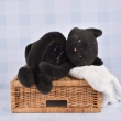 Peluche Chat Mlo Gris fonc 37cm