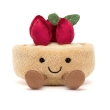 Peluche Tarte aux fraises Fleurette