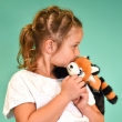 Peluche magntique Panda roux 30 cm